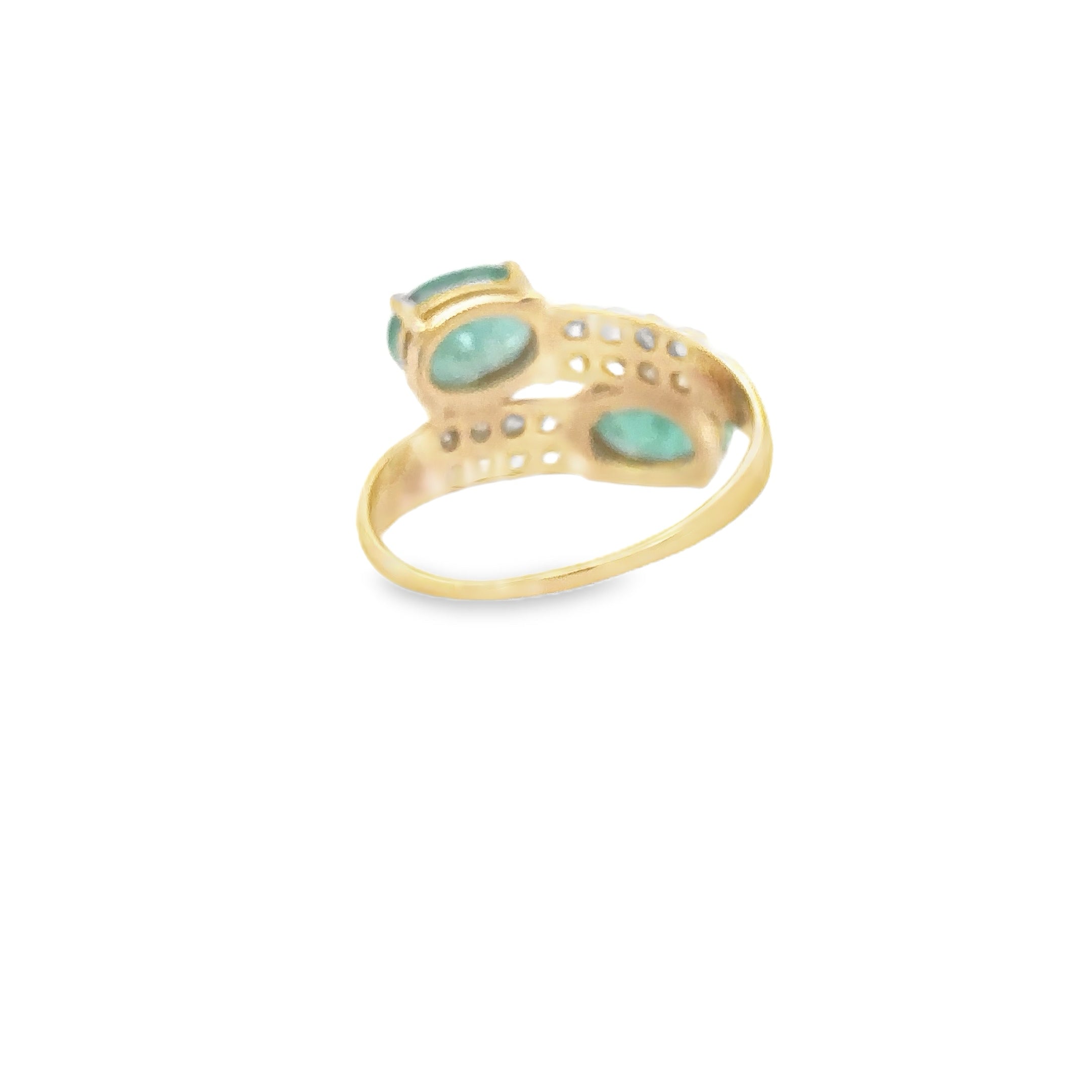 14K Yellow Gold Emerald & Diamond Ring 2.39 TCW