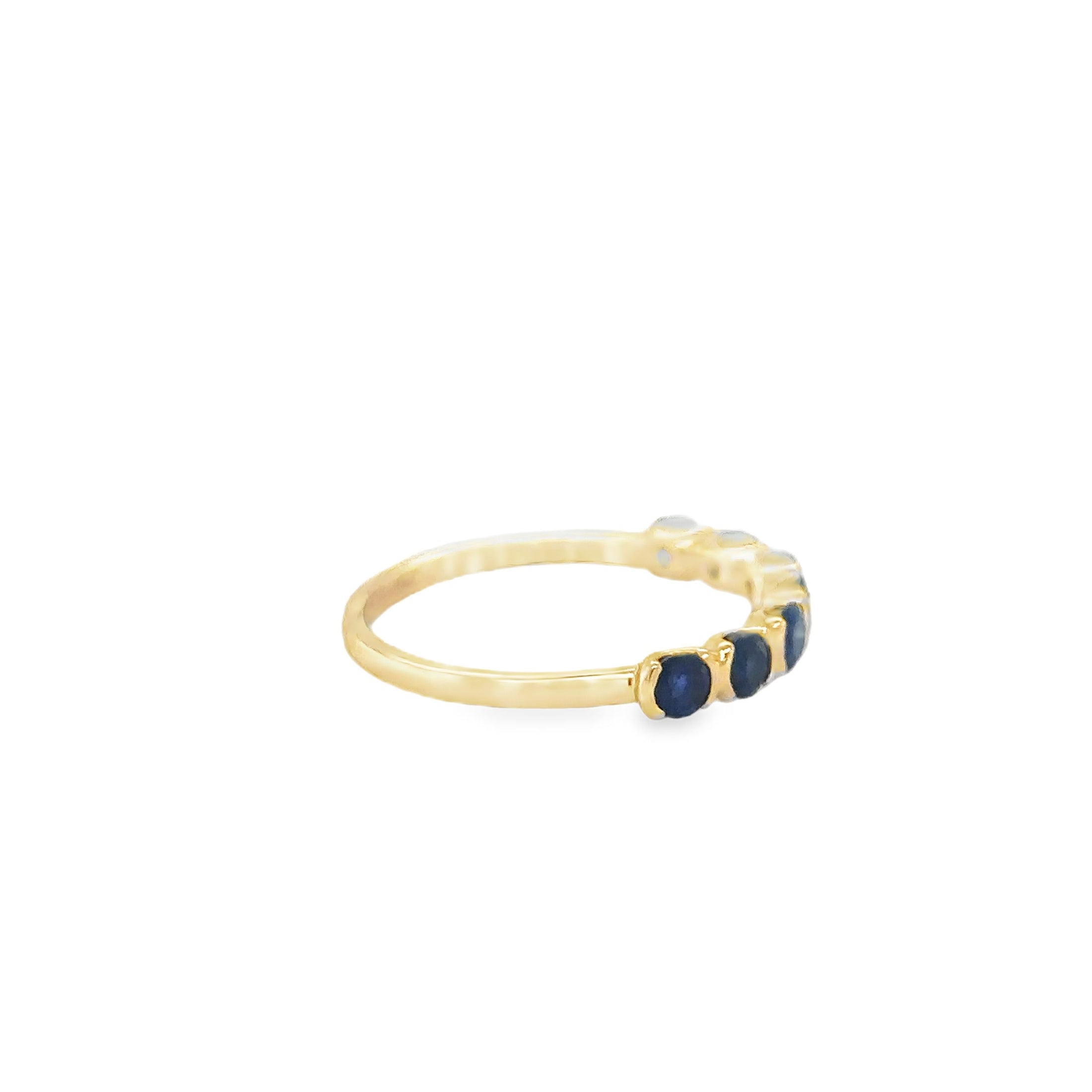 Anillo De Zafiro En Oro Amarillo De 14 K, 0.99CT